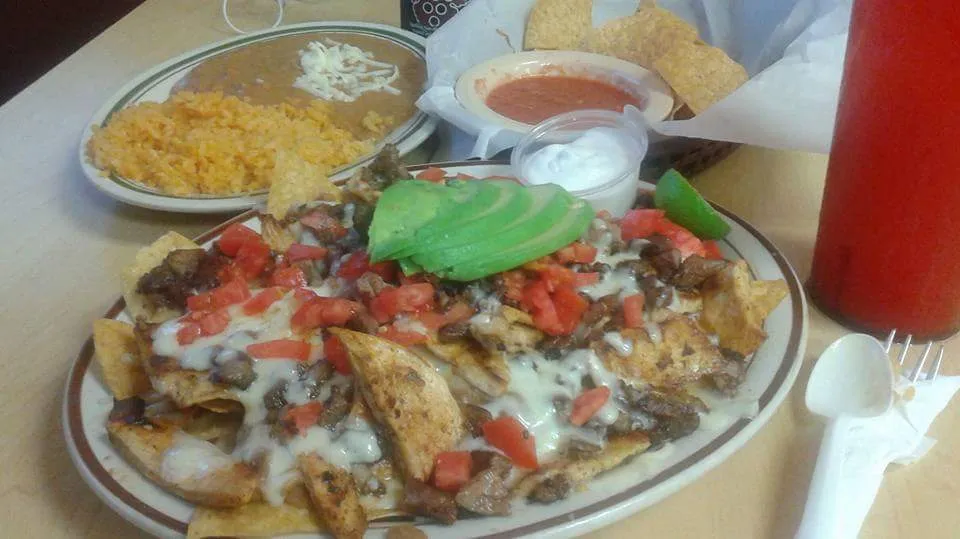 California Fries w Carne Asada Frijoles Queso