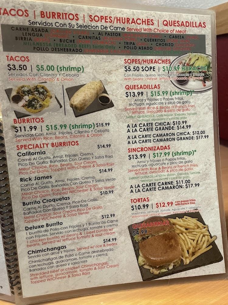 Taqueria "El Guero" Menu image 3